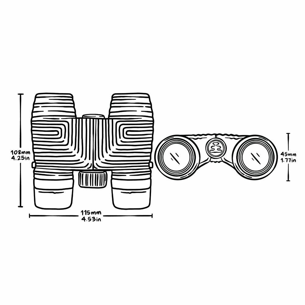 ノックスNOCSアウトドアカジュアルStandardIssue8X25WaterproofBinocularsSTD-GDH26SP春夏