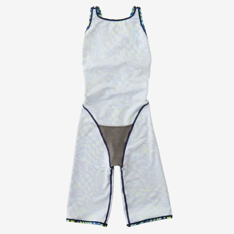 スピードSPEEDOスイムフィットネス競泳水着フレックスシグマニューセミオープンバックニースキン3SCW12607F-BLレディース女性26S1