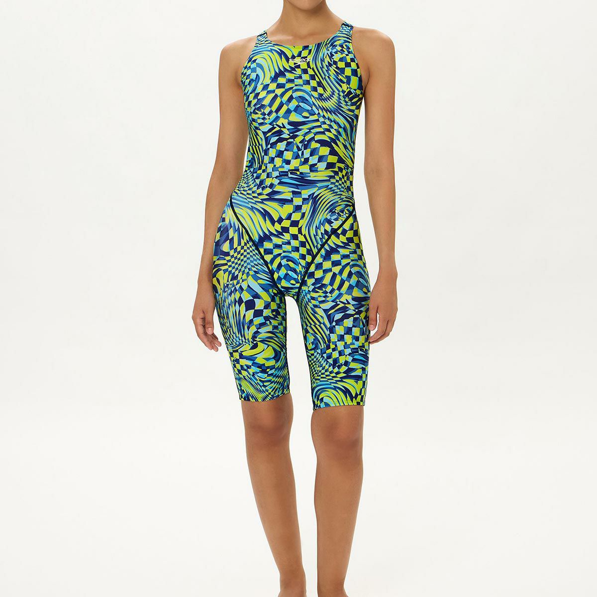 スピードSPEEDOスイムフィットネス競泳水着フレックスシグマニューセミオープンバックニースキン3SCW12607F-LMレディース女性26S1