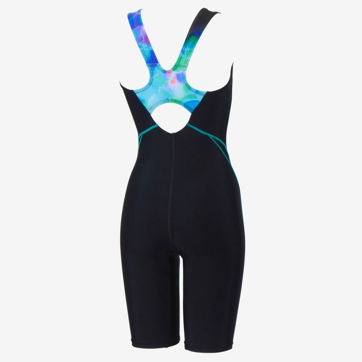 スピードSPEEDOスイムフィットネス競泳水着カラーオブウェーブスルースンニースキンSFW12612-AQレディース女性26S1