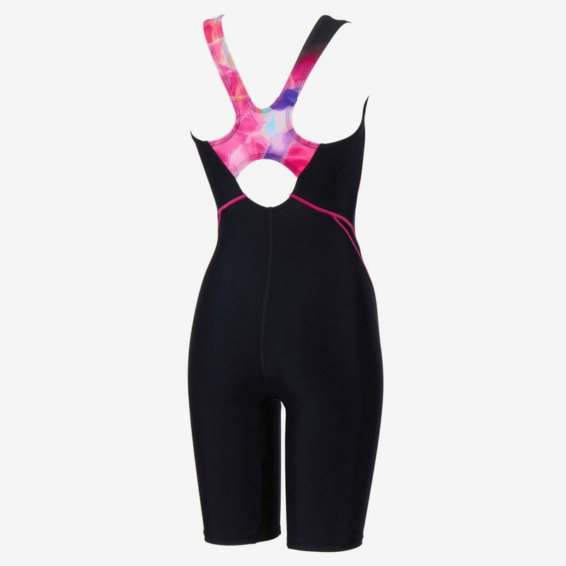 スピードSPEEDOスイムフィットネス競泳水着カラーオブウェーブスルースンニースキンSFW12612-PNレディース女性26S1