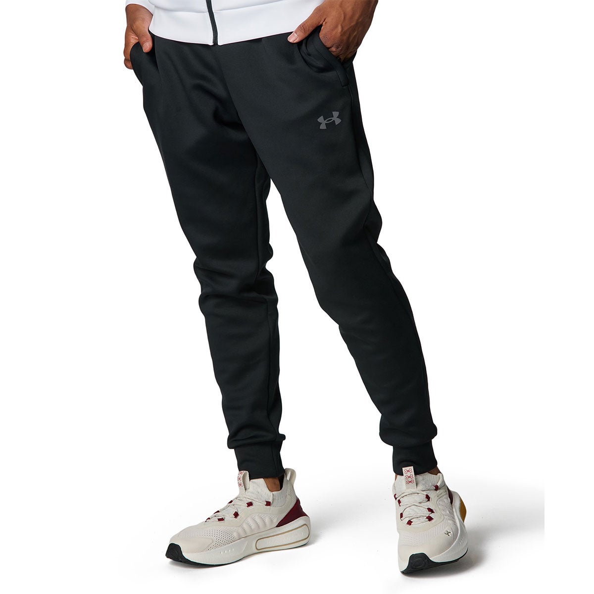 アンダーアーマーUNDERARMOURジムフィットネスヨガウェアボトムスロングパンツ長ズボンUAアーマーニットジョガーパンツUAARMOURKNITJOGGERPANTS6007744-001メンズ男性26SP春夏