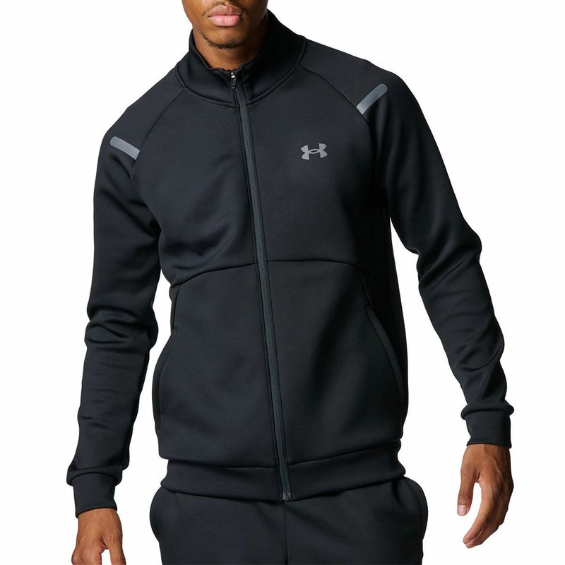 アンダーアーマーUNDERARMOURジムフィットネスヨガウェアアウタージャケットUAアーマーニットトラックジャケットUAARMOURKNITTRACKJACKET6007743-001メンズ男性26SP春夏