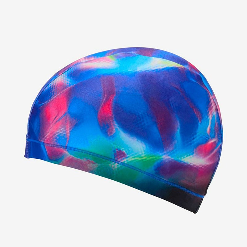 スピードSPEEDOスイムフィットネス競泳キャップカラーオブウェーブストリコットキャップSE12612-BL
