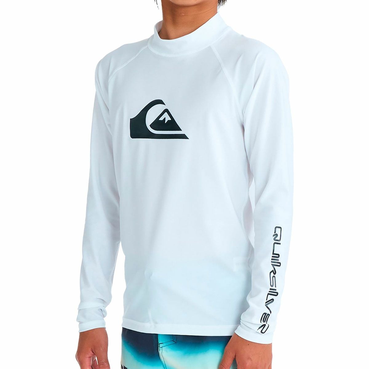 クイックシルバーQuiksilverサーフィンサーフラッシュガードUVカットALLTIMELRYOUTH長袖ラッシュガードKLY261001ジュニアキッズ子ども男の子女の子26SP春夏