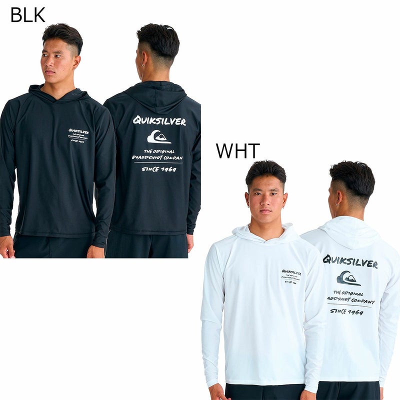クイックシルバーQuiksilverサーフィンサーフラッシュガードUVカットパーカーHANDDRAWNHOODIE長袖ラッシュガードQLY261004メンズ男性26SP春夏
