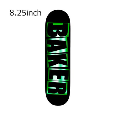 ベイカーBAKERスケボースケートボードデッキ板JCBrandNameBlk/GrFoil8.2503-01-2109