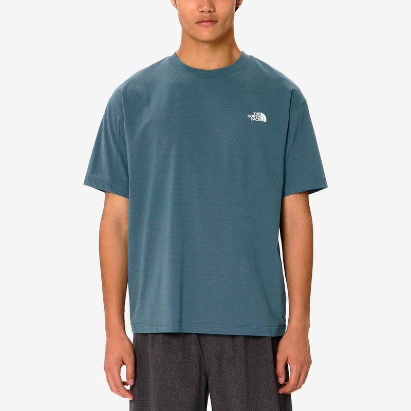 ザ・ノース・フェイスTHENORTHFACEランニングトレーニングウェア半袖TシャツショートスリーブESロゴワイドティーNT32585-SLメンズ男性26SS春夏