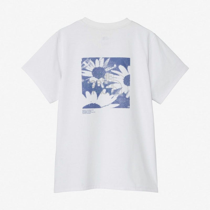 ザ・ノース・フェイスTHENORTHFACEランニングトレーニングウェア半袖TシャツショートスリーブESフラワーボックスロゴティーNTW32685-Wレディース女性26SS春夏