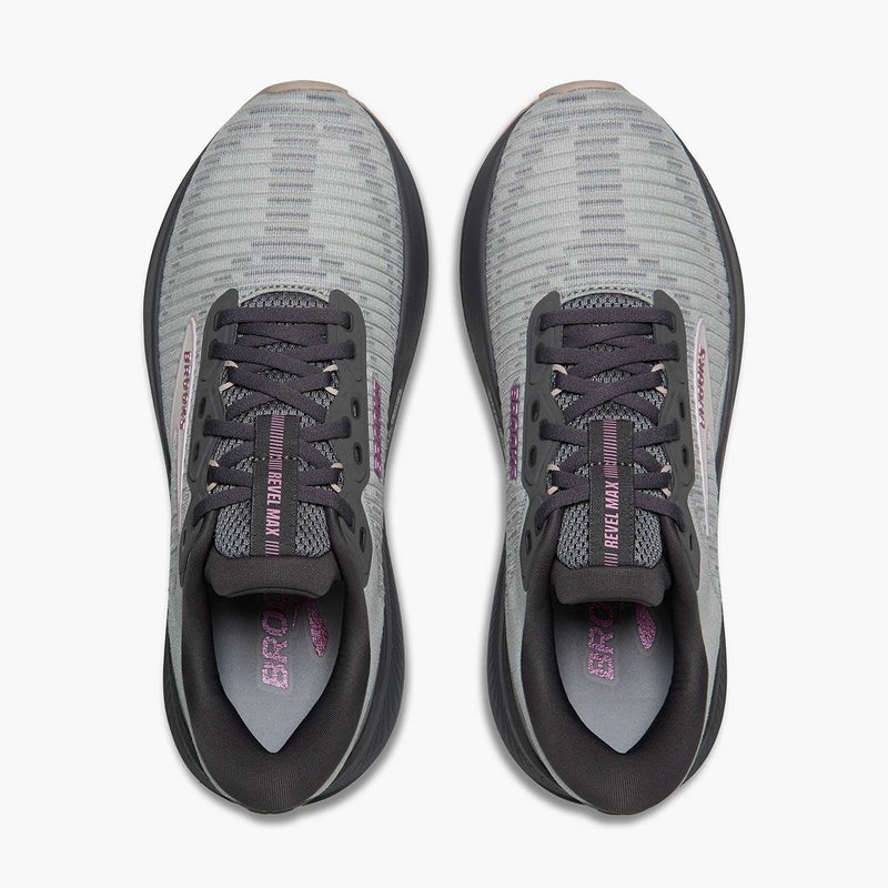 ブルックスBROOKSランニングランシューシューズ靴レヴェルマックスREVELMAX1204701B060-GRYレディース女性26SP春夏