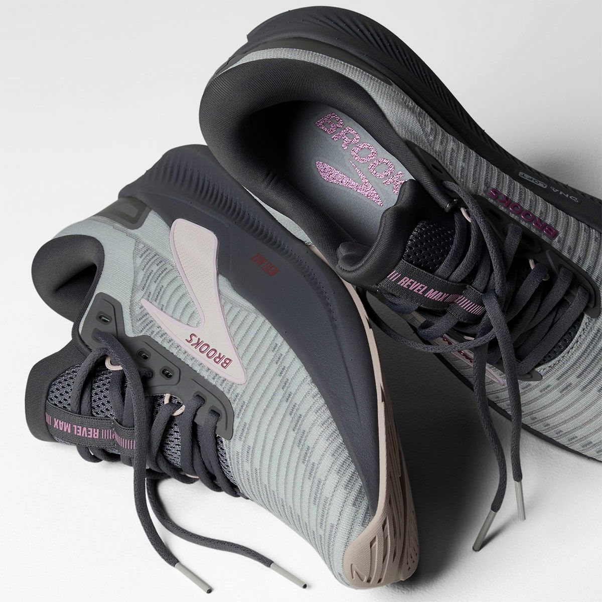 ブルックスBROOKSランニングランシューシューズ靴レヴェルマックスREVELMAX1204701B060-GRYレディース女性26SP春夏