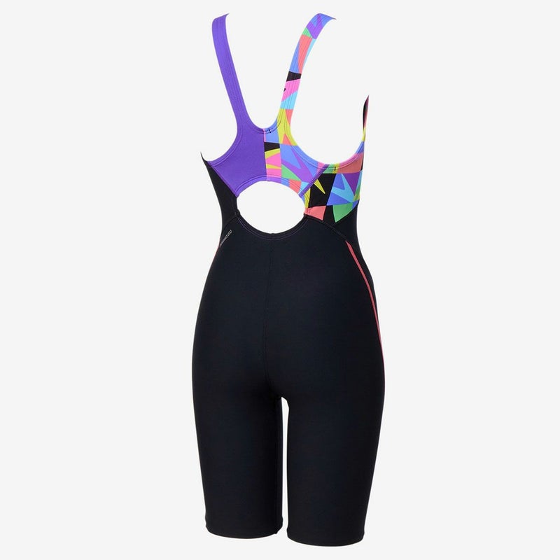 スピードSPEEDOスイムトレーニング競泳水着ブーングリッドターンズニースキンSTW12605-MTレディース女性26S1