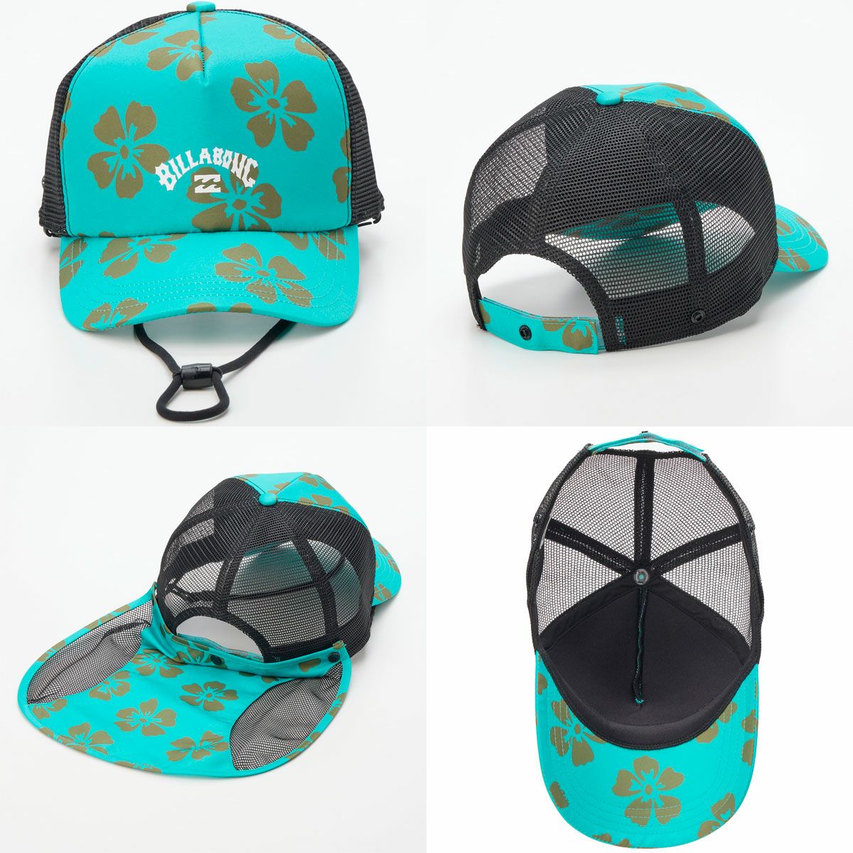 ビラボンBILLABONGサーフィンサーフ帽子キャップSURFCAPPRINTサーフキャップBG013916レディース女性26SP春夏