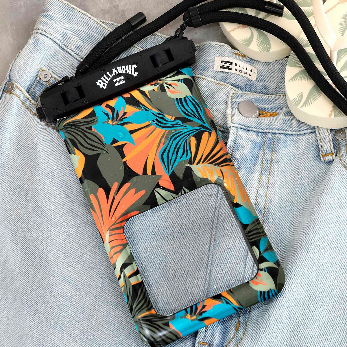 ビラボンBILLABONGサーフィンサーフWATERPROOF携帯CASEスマホ防水ケースBG013938レディース女性26SP春夏