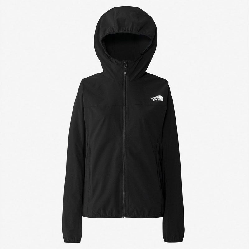 ザ・ノース・フェイスTHENORTHFACEアウトドアカジュアルウェアアウタージャケットマウンテンソフトシェルフーディNPW22603-Kレディース女性26SP春夏