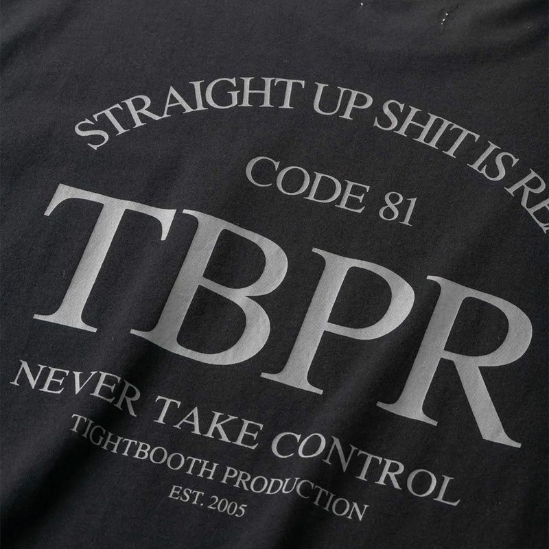 タイトブースTIGHTBOOTHスケボースケートボードウェア半袖TシャツSTRAIGHTUPS/ST-SHIRTSS26-T04メンズ男性26SP春夏