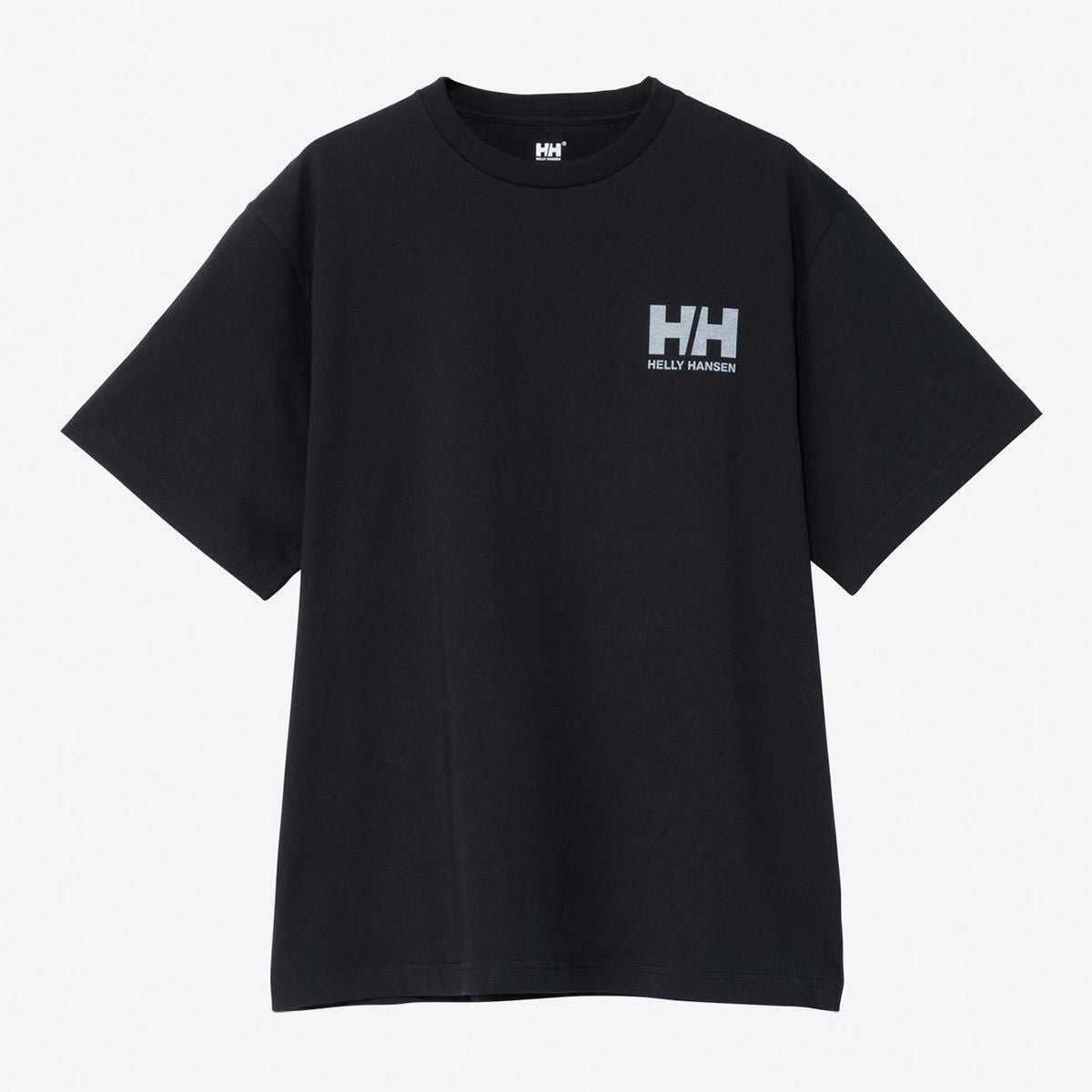 ヘリーハンセンHELLYHANSENアウトドアカジュアルウェア半袖TシャツショートスリーブHHラインバックプリントロゴティーS/SLINEBACKTEEHE62634-Kメンズレディースユニセックス26SS春夏