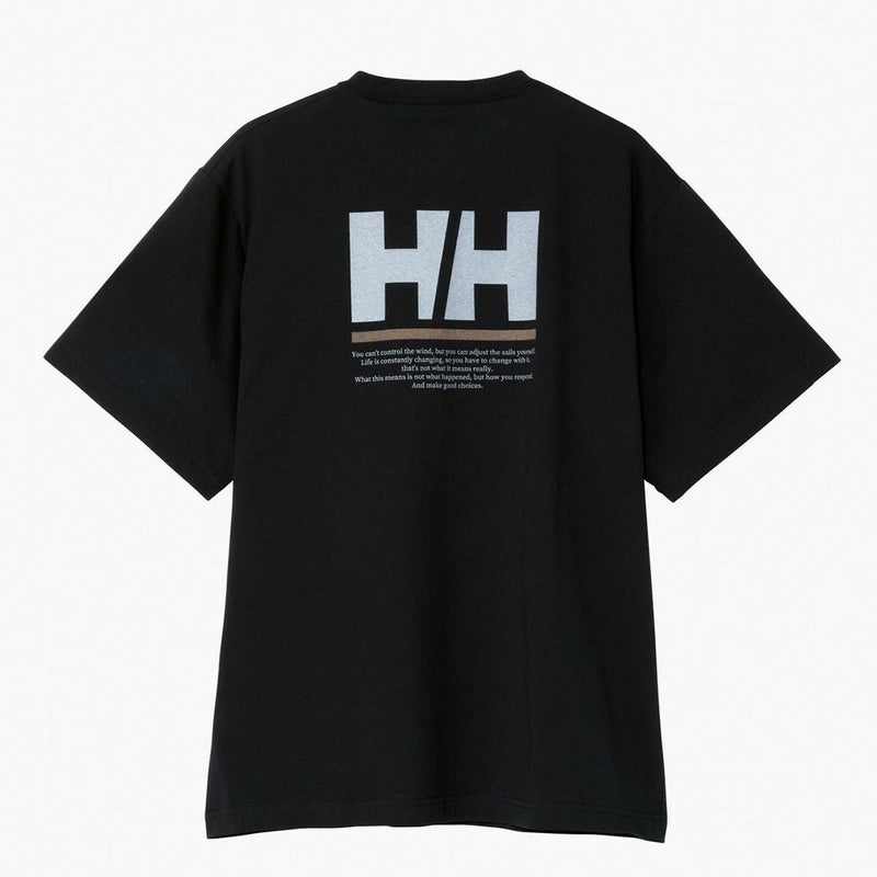 ヘリーハンセンHELLYHANSENアウトドアカジュアルウェア半袖TシャツショートスリーブHHラインバックプリントロゴティーS/SLINEBACKTEEHE62634-Kメンズレディースユニセックス26SS春夏