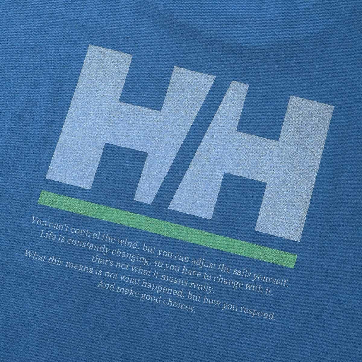 ヘリーハンセンHELLYHANSENアウトドアカジュアルウェア半袖TシャツショートスリーブHHラインバックプリントロゴティーS/SLINEBACKTEEHE62634-NBメンズレディースユニセックス26SS春夏