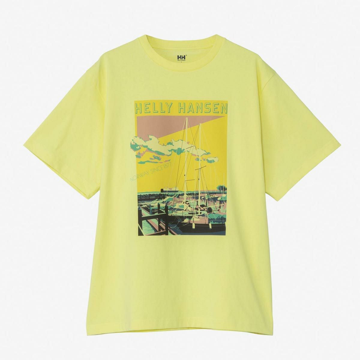 ヘリーハンセンHELLYHANSENアウトドアカジュアルウェア半袖TシャツショートスリーブランドスケープティーS/SLANDSCAPETEEHE62640-LLメンズレディースユニセックス26SS春夏