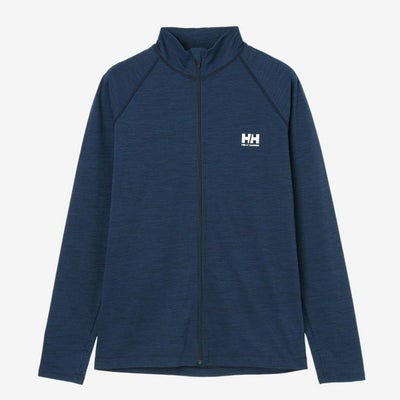 ヘリーハンセンHELLYHANSENアウトドアカジュアルラッシュガードUVカットロングスリーブフルジップラッシュガードL/SFZRASHGUARDHE82631-ONメンズレディースユニセックス26SS春夏