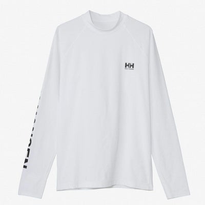 ヘリーハンセンHELLYHANSENアウトドアカジュアルラッシュガードUVカットロングスリーブレターラッシュガードL/SLETTERRASHHE82637-CWメンズレディースユニセックス26SS春夏