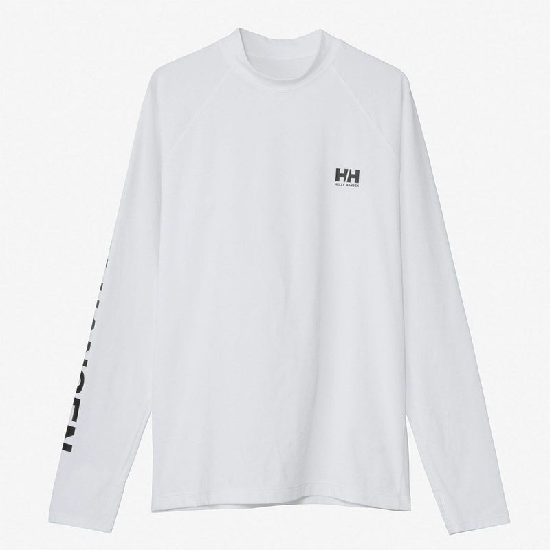 ヘリーハンセンHELLYHANSENアウトドアカジュアルラッシュガードUVカットロングスリーブレターラッシュガードL/SLETTERRASHHE82637-CWメンズレディースユニセックス26SS春夏