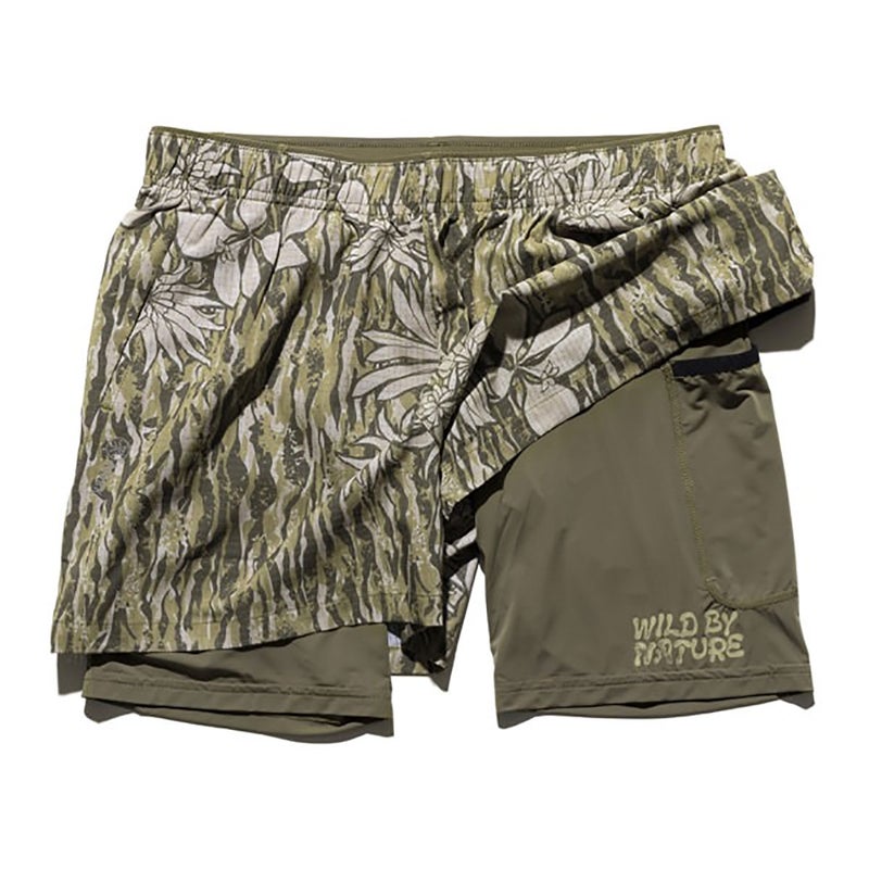 ランアモックRUNAMOKランニングウェアボトムスショートハーフパンツ短パンBOMMER3.5RS321-KHAメンズ男性26SP春夏