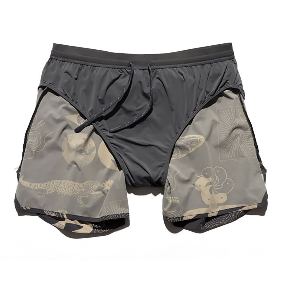 ランアモックRUNAMOKランニングウェアボトムスショートハーフパンツ短パンALTA5RS325-CHA2メンズ男性26SP春夏