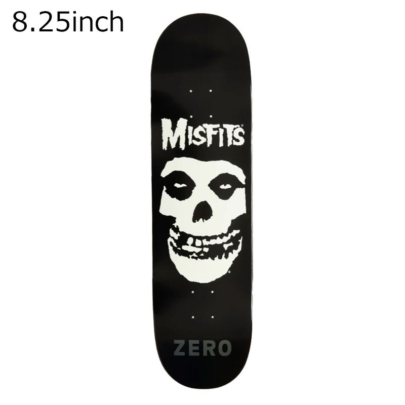 ゼロZEROスケボースケートボードデッキ板MISFITSFIENDSKULLLGITD8.25D6184