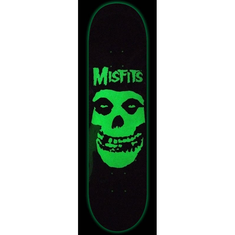 ゼロ ZERO MISFITS FIEND SKULLL GITD 8.25 スケートボード デッキ