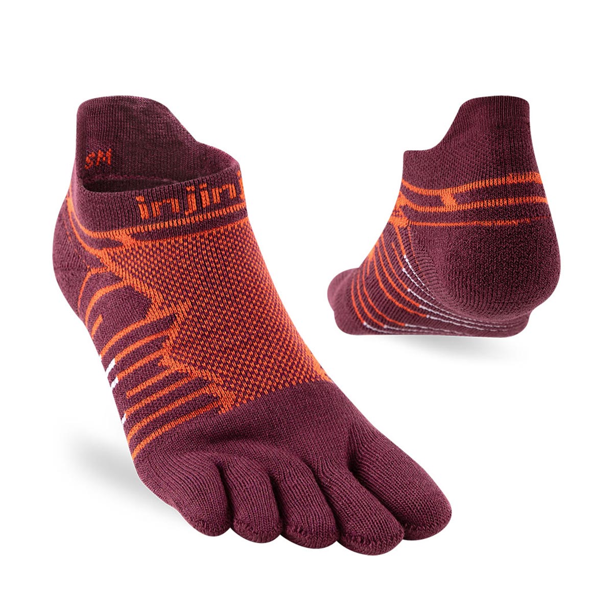 インジンジinjinjiランニングソックス靴下ウルトラランノーショウ401110-MAHメンズレディースユニセックス26SP春夏