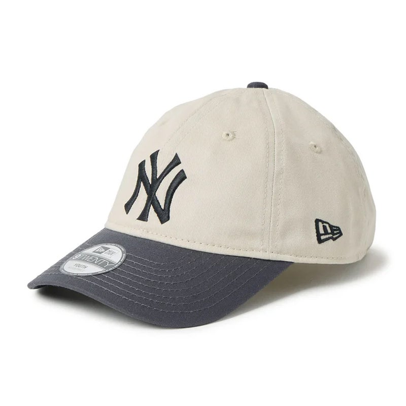 ニューエラNEWERAアウトドアカジュアル帽子キャップYouth9TWENTY2-Toneニューヨーク・ヤンキースストーン/グラファイト14747045ジュニアキッズ子ども男の子女の子26SP春夏