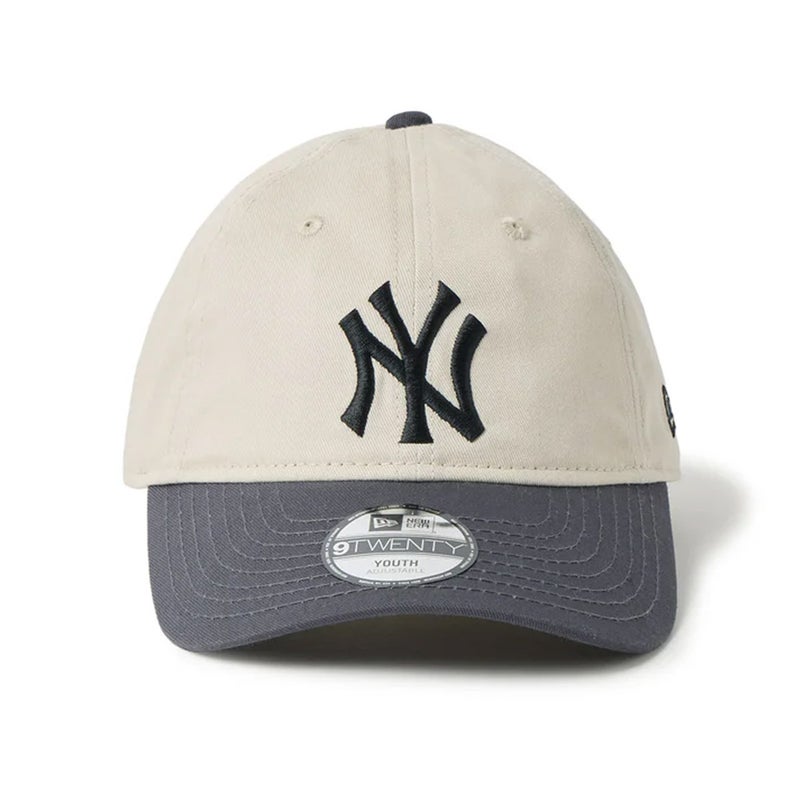 ニューエラNEWERAアウトドアカジュアル帽子キャップYouth9TWENTY2-Toneニューヨーク・ヤンキースストーン/グラファイト14747045ジュニアキッズ子ども男の子女の子26SP春夏