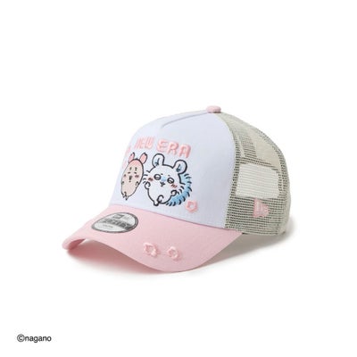 ニューエラNEWERAアウトドアカジュアル帽子キャップキッズYouth9FORTYA-Frameトラッカーちいかわ/モモンガ・古本屋ピンク14864475ジュニアキッズ子ども男の子女の子26SP春夏