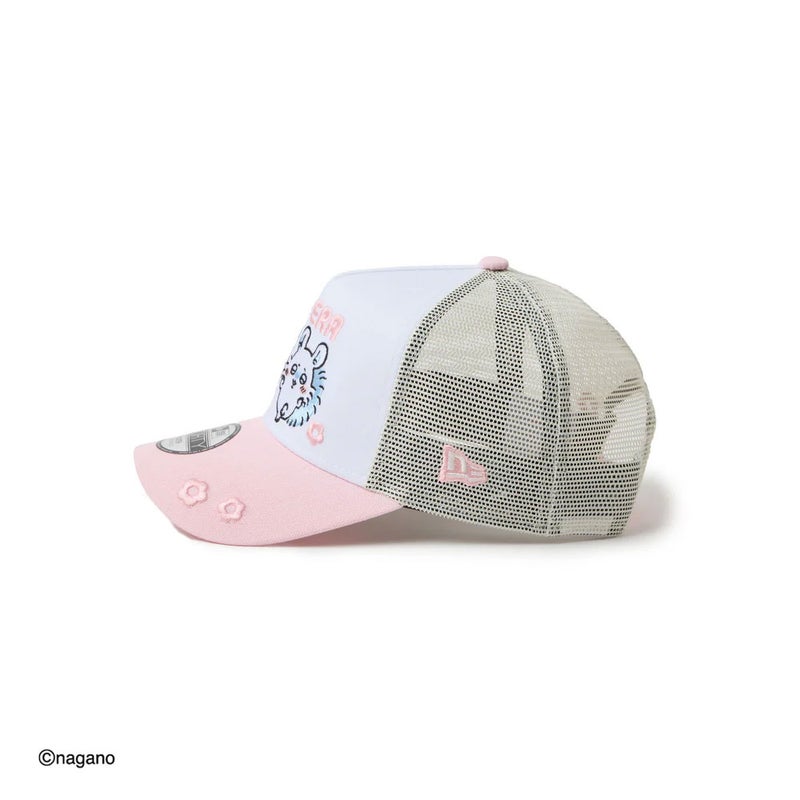 ニューエラNEWERAアウトドアカジュアル帽子キャップキッズYouth9FORTYA-Frameトラッカーちいかわ/モモンガ・古本屋ピンク14864475ジュニアキッズ子ども男の子女の子26SP春夏