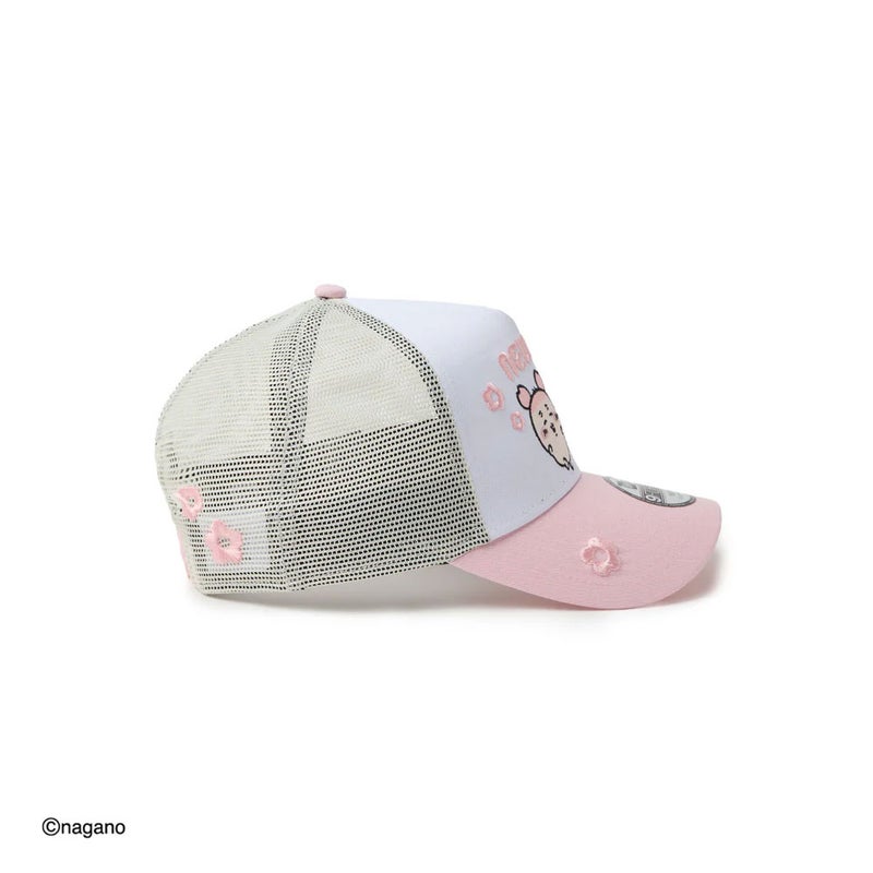 ニューエラNEWERAアウトドアカジュアル帽子キャップキッズYouth9FORTYA-Frameトラッカーちいかわ/モモンガ・古本屋ピンク14864475ジュニアキッズ子ども男の子女の子26SP春夏