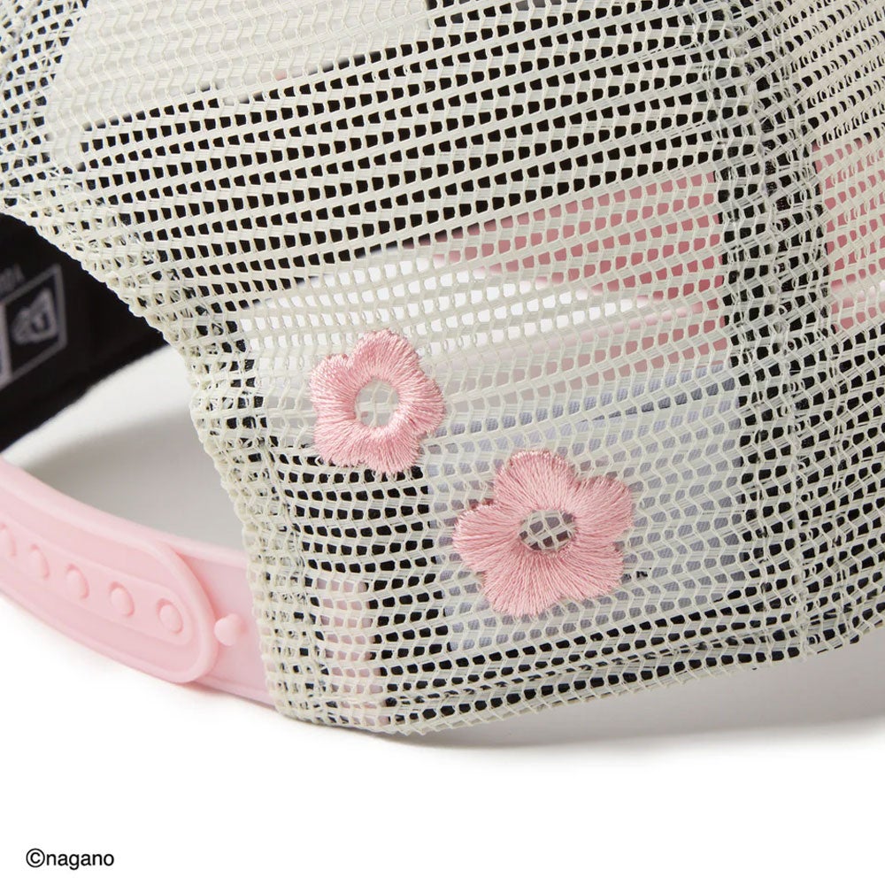 ニューエラNEWERAアウトドアカジュアル帽子キャップキッズYouth9FORTYA-Frameトラッカーちいかわ/モモンガ・古本屋ピンク14864475ジュニアキッズ子ども男の子女の子26SP春夏