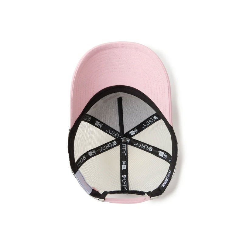 ニューエラNEWERAアウトドアカジュアル帽子キャップキッズYouth9FORTYA-Frameトラッカーちいかわ/モモンガ・古本屋ピンク14864475ジュニアキッズ子ども男の子女の子26SP春夏