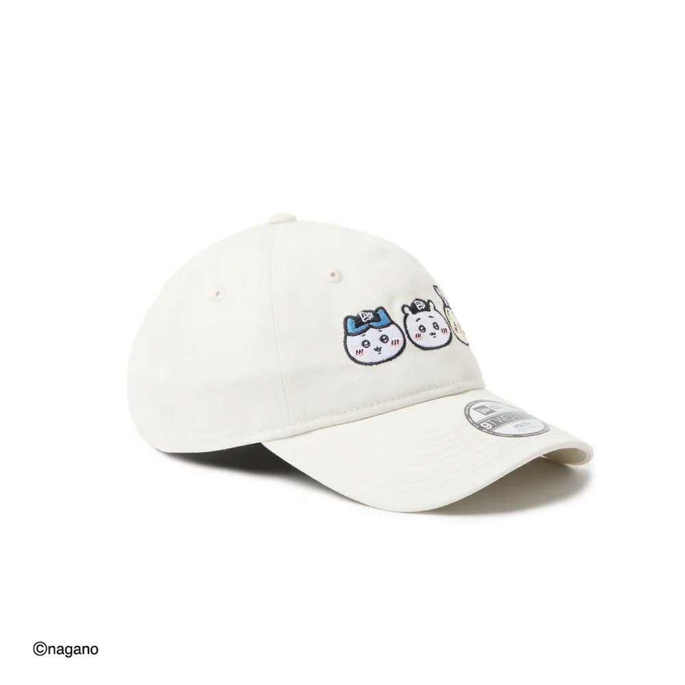 ニューエラNEWERAアウトドアカジュアル帽子キャップキッズYouth9TWENTYちいかわ/ちいかわ・ハチワレ・うさぎアイボリー14864477ジュニアキッズ子ども男の子女の子26SP春夏