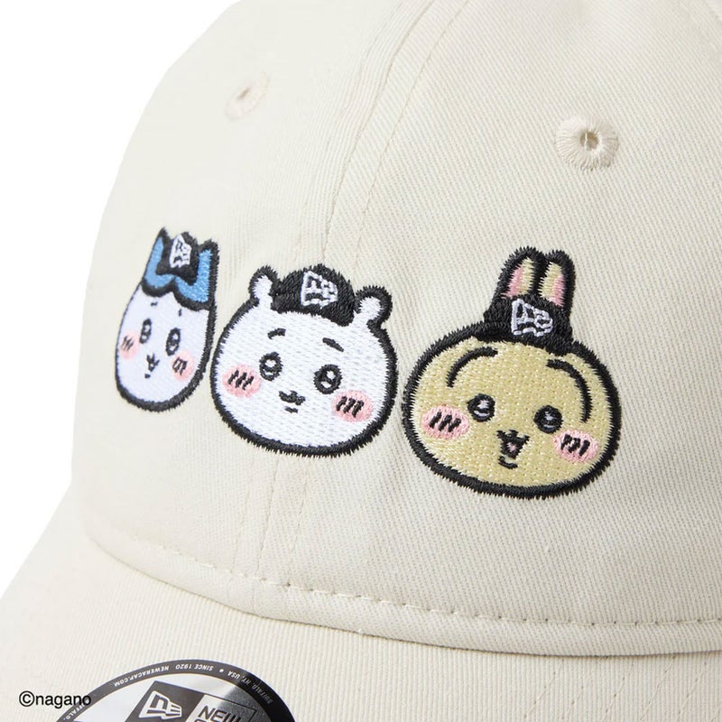 ニューエラNEWERAアウトドアカジュアル帽子キャップキッズYouth9TWENTYちいかわ/ちいかわ・ハチワレ・うさぎアイボリー14864477ジュニアキッズ子ども男の子女の子26SP春夏