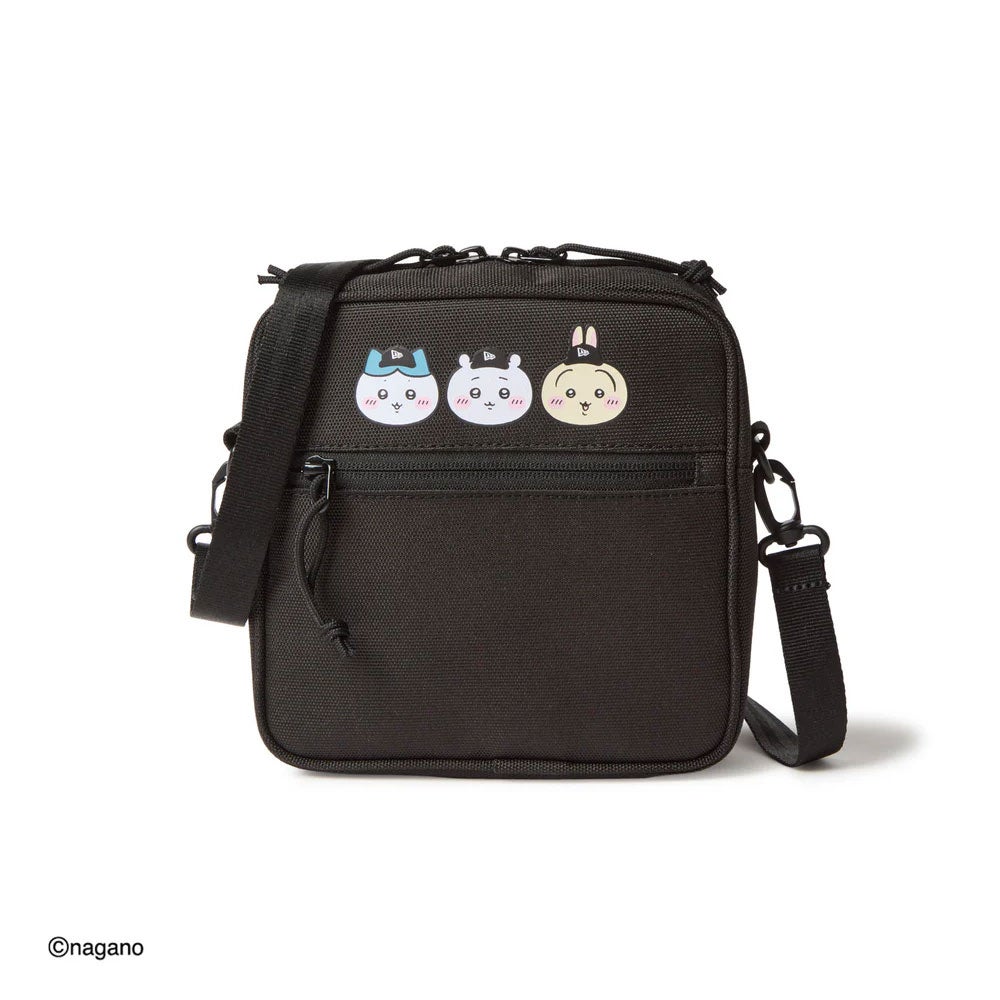 ニューエラNEWERAアウトドアカジュアル鞄バッグショルダーバッグSquareShoulderPouchスクエアショルダーポーチ1.5Lちいかわ/ちいかわ・ハチワレ・うさぎブラック14864480メンズレディースユニセックス26SP春夏