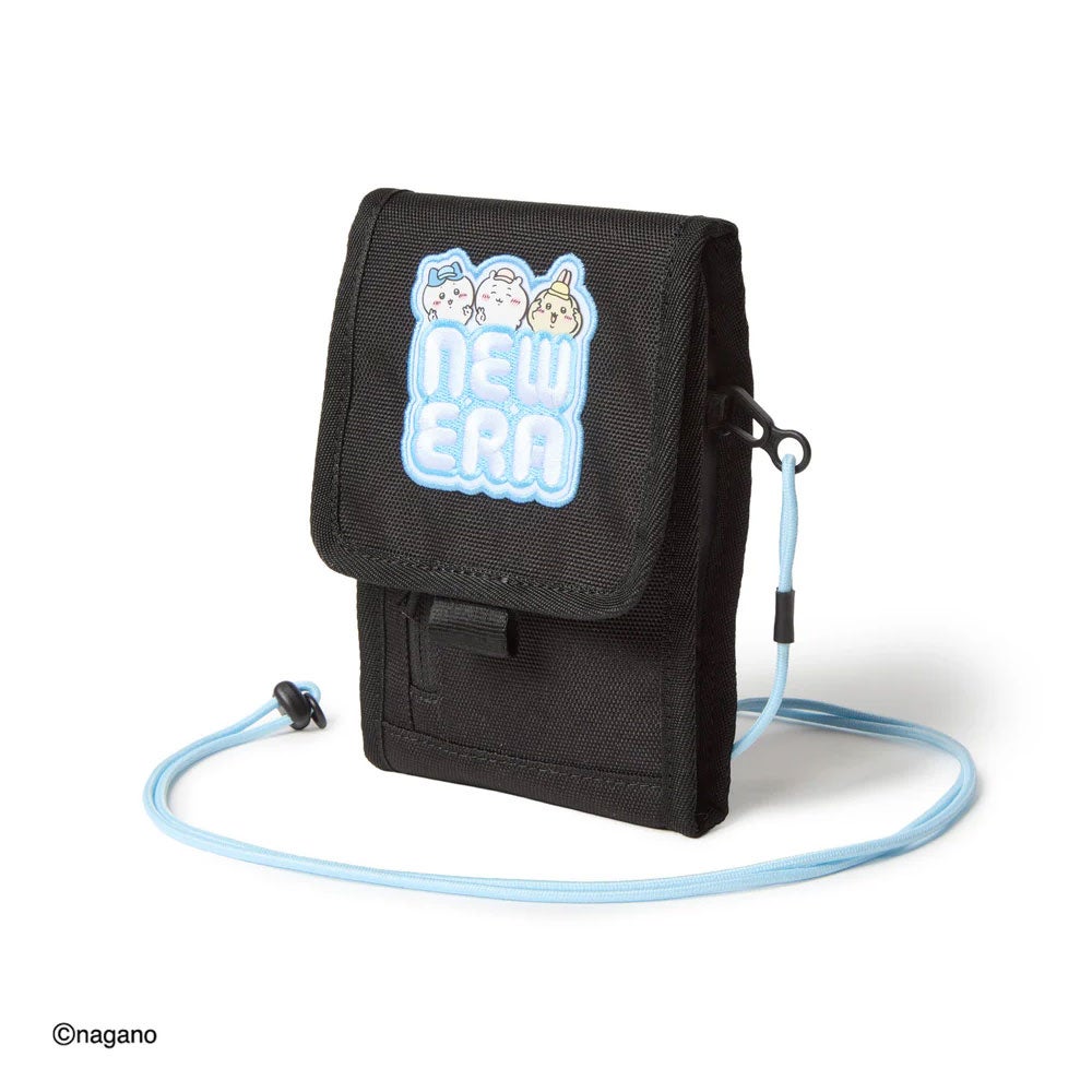 ニューエラNEWERAアウトドアカジュアルSquareNeckPouchスクエアネックポーチ0.5Lちいかわ/ちいかわ・ハチワレ・うさぎブラック14864481メンズレディースユニセックス26SP春夏
