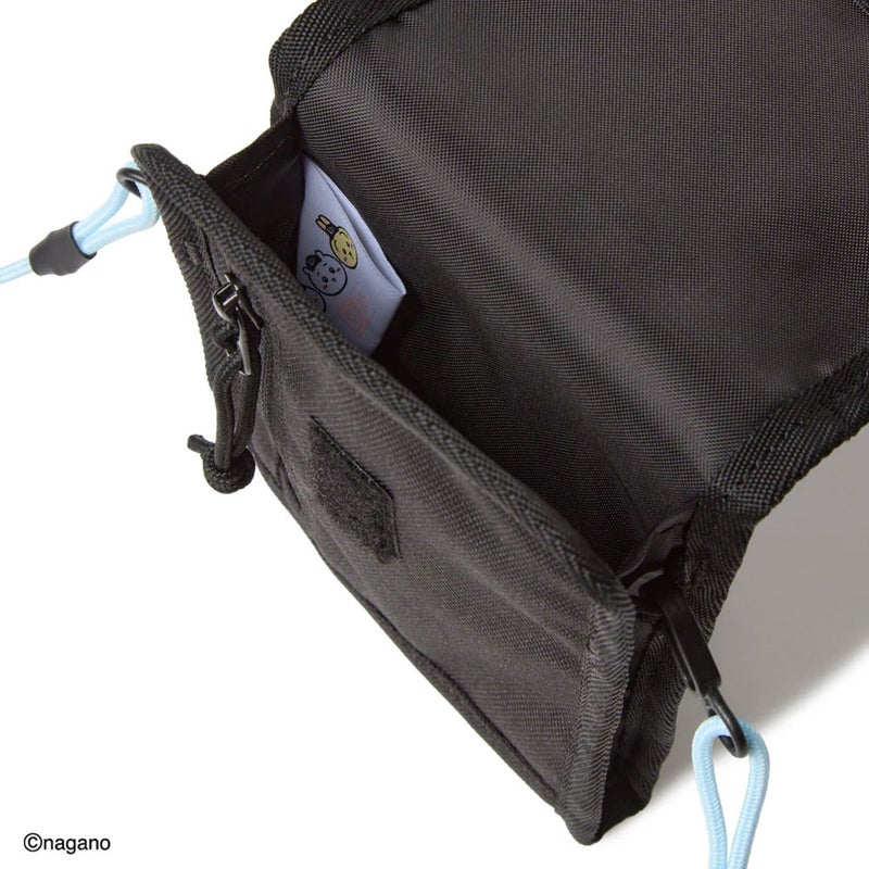 ニューエラNEWERAアウトドアカジュアルSquareNeckPouchスクエアネックポーチ0.5Lちいかわ/ちいかわ・ハチワレ・うさぎブラック14864481メンズレディースユニセックス26SP春夏