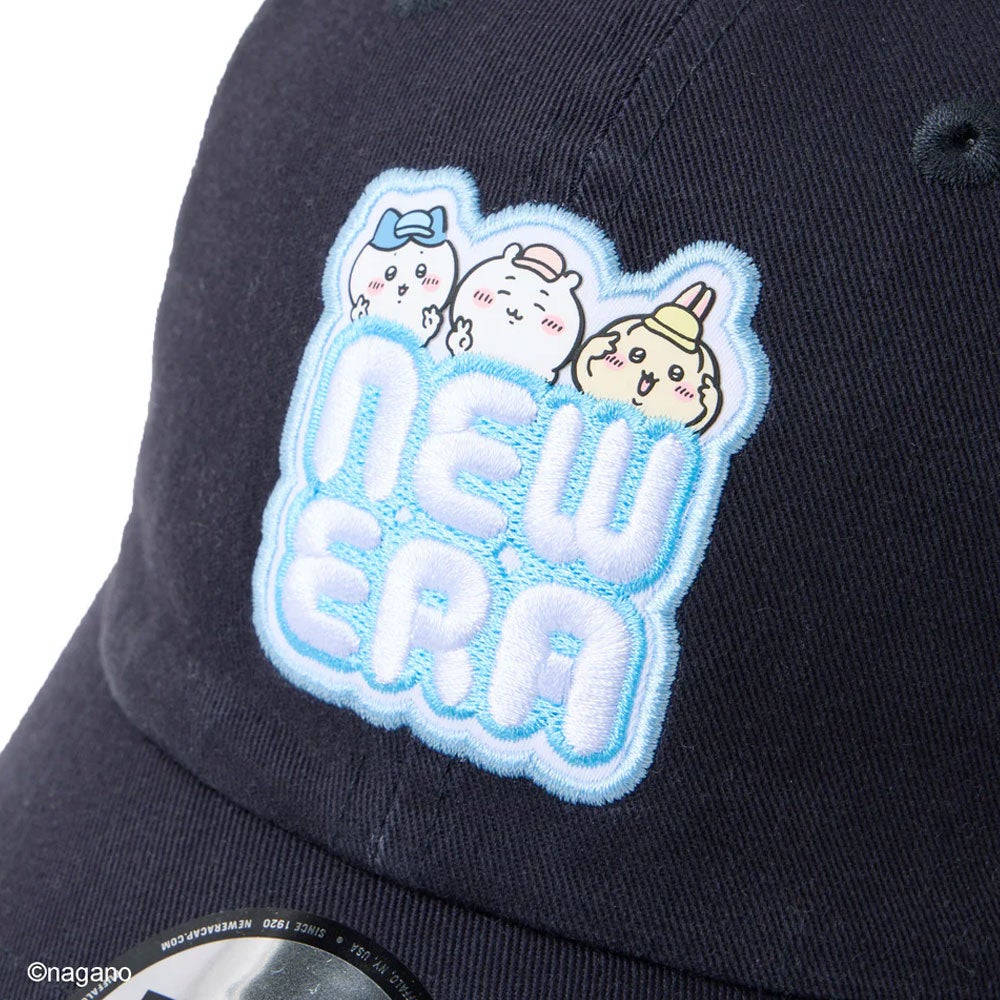 ニューエラNEWERAアウトドアカジュアル帽子キャップカジュアルクラシックちいかわ/ちいかわ・ハチワレ・うさぎネイビー14864502メンズレディースユニセックス26SP春夏