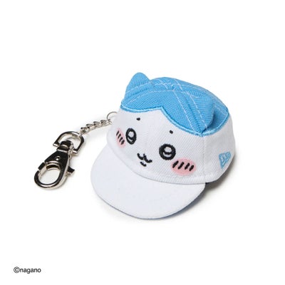 ニューエラNEWERAキャップキーホルダーちいかわ/ハチワレホワイト/ラディアントブルー1486450526SP春夏