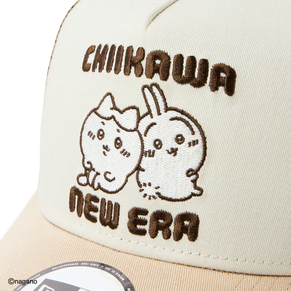 ニューエラNEWERAアウトドアカジュアル帽子キャップ9FORTYA-Frameトラッカーちいかわ/ハチワレ・うさぎカーキ14864507メンズレディースユニセックス26SP春夏