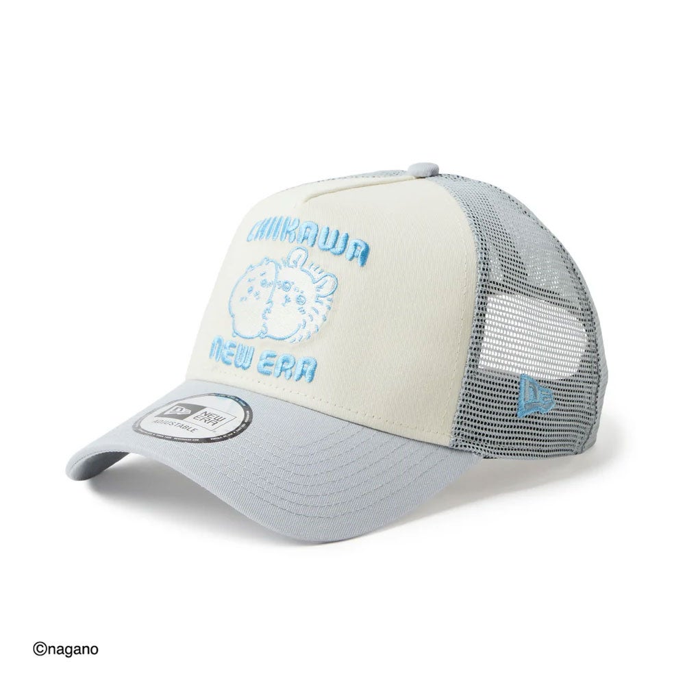 ニューエラNEWERAアウトドアカジュアル帽子キャップ9FORTYA-Frameトラッカーちいかわ/ちいかわ・モモンガスノーグレー14864508メンズレディースユニセックス26SP春夏