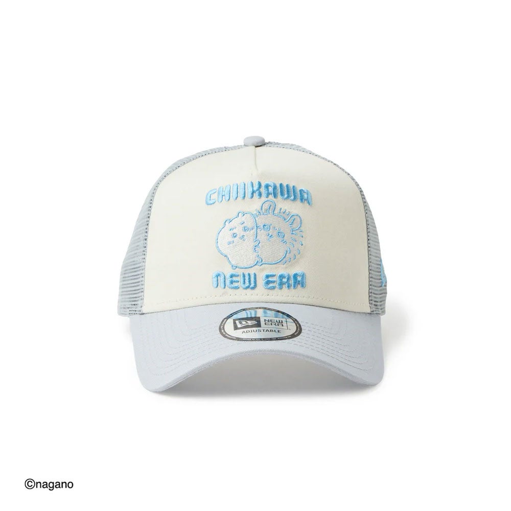 ニューエラNEWERAアウトドアカジュアル帽子キャップ9FORTYA-Frameトラッカーちいかわ/ちいかわ・モモンガスノーグレー14864508メンズレディースユニセックス26SP春夏