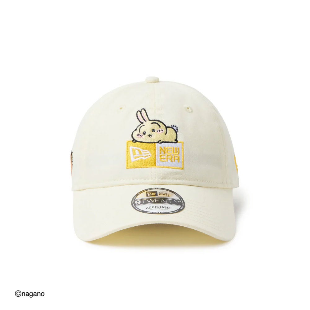 ニューエラNEWERAアウトドアカジュアル帽子キャップ9TWENTYちいかわ/ボックスロゴうさぎストーン14864516メンズレディースユニセックス26SP春夏